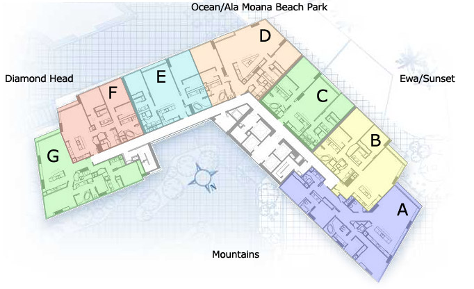 Hokua At 1288 Ala Moana Honolulu, Hawaii Condo by