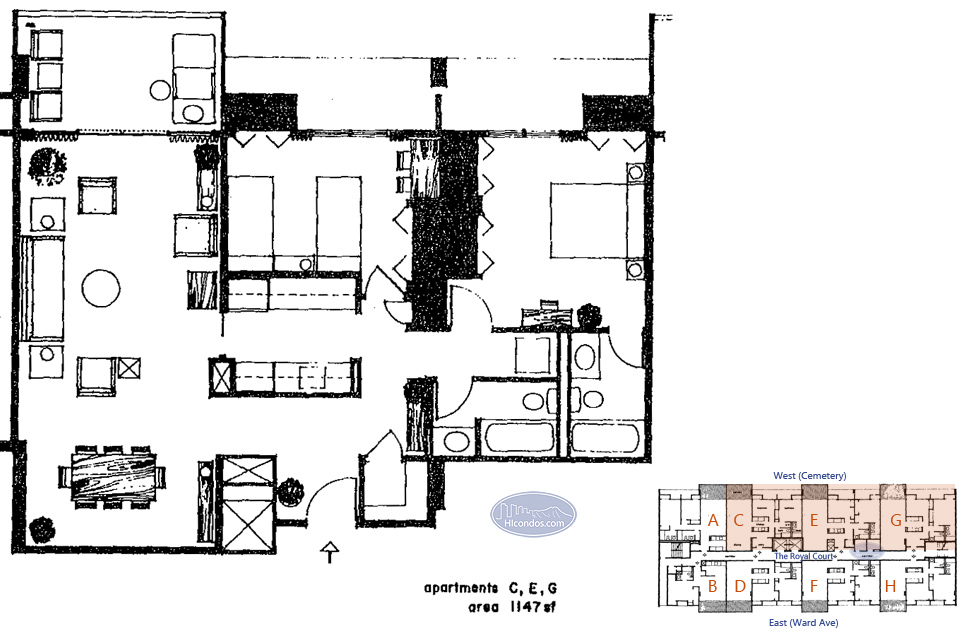 Royal Court Honolulu, Hawaii Condo by