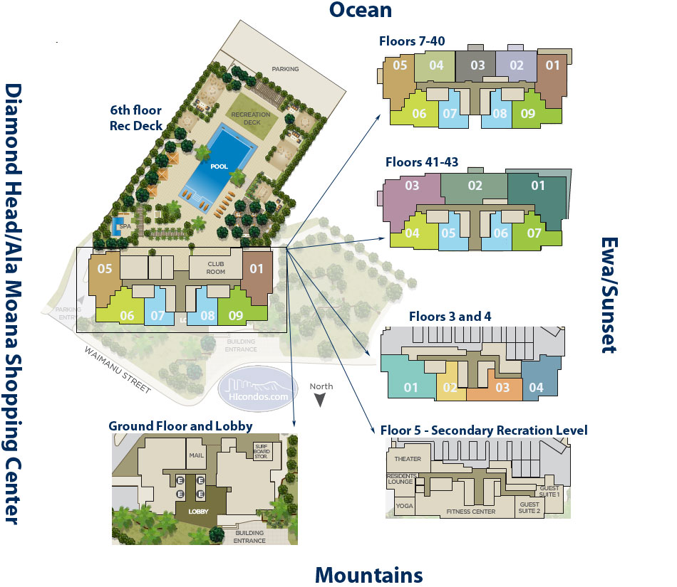 Waihonua Honolulu, Hawaii Condo by